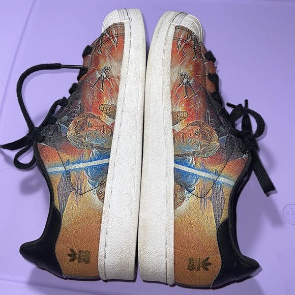 RARE Adidas SuperStars J Star Wars Shoes - Picture 11 of 14
